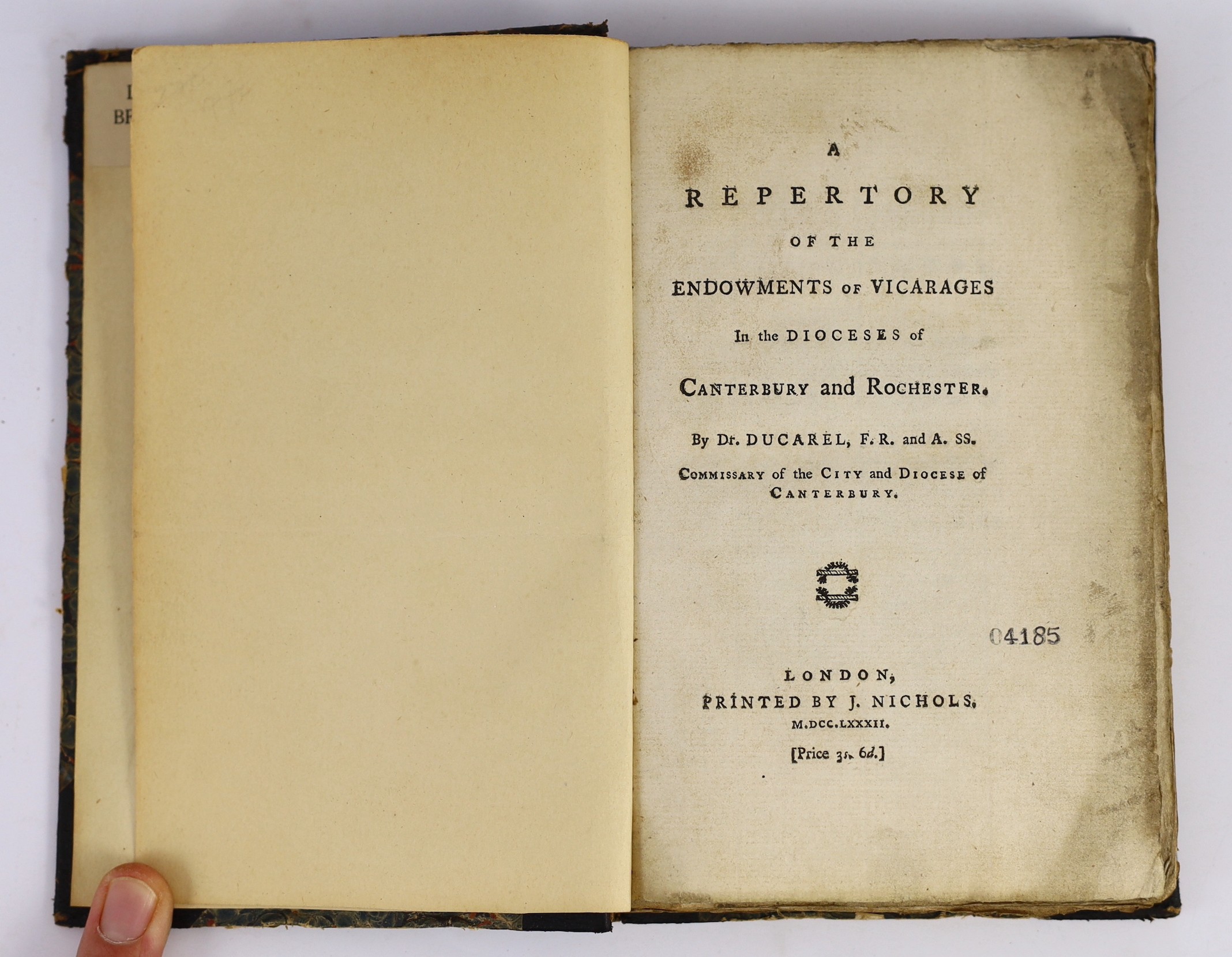 KENT: (Bunce, C.R.) - A Translation of the Several Charters. etc. granted ... to the Citizens of Canterbury; also a list of the Bailiffs and Mayors ... by A. Citizen, text decorations, half title